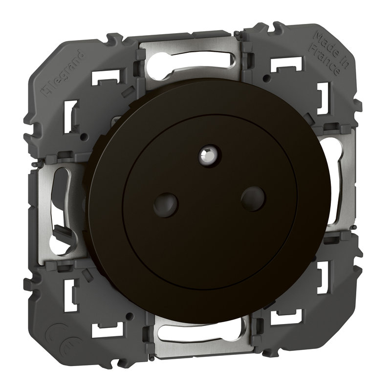Legrand 095275 - Prise de courant 2P+T Surface dooxie 16A finition noir - sachet