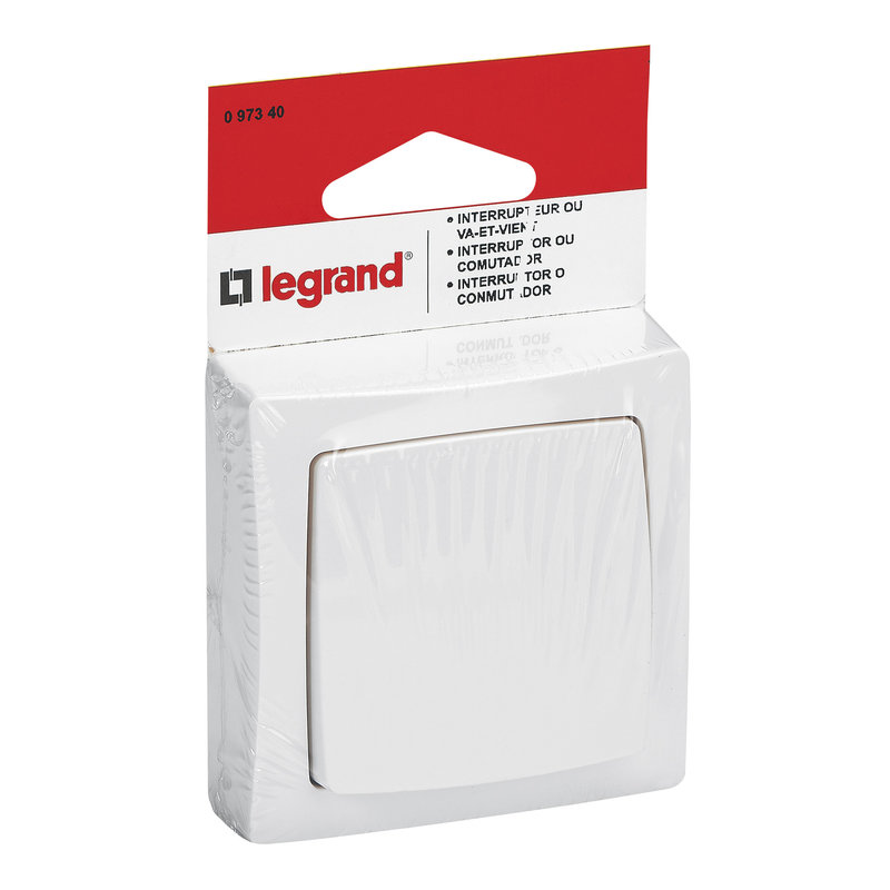 Legrand 097340 - Interrupteur ou va-et-vient Appareillage saillie - blanc