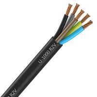 [CAB-1550/1] Câble Électrique U-1000 R2V 5G25 mm² Cuivre Rigide Noir - Prix au mètre