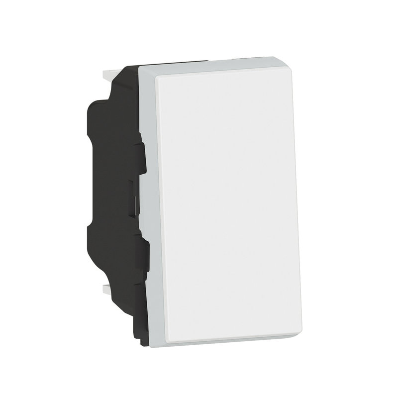 Legrand 099402 - Interrupteur ou va-et-vient lumineux voyant Mosaic Easy-Led 10A 1 module - blanc