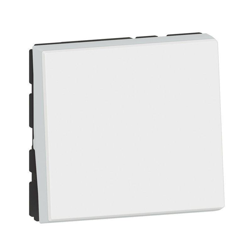 Legrand 099403 - Interrupteur ou va-et-vient lumineux voyant Mosaic Easy-Led 10A 2 modules -blanc
