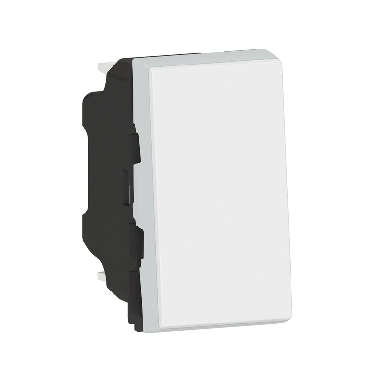 Legrand 099404 - Interrupteur ou va-et-vient témoin voyant Mosaic Easy-Led 10A 1 module - blanc