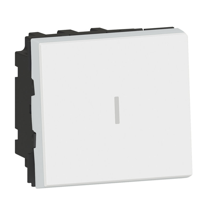 Legrand 099409 - Permutateur Mosaic 10A - 2 modules - blanc