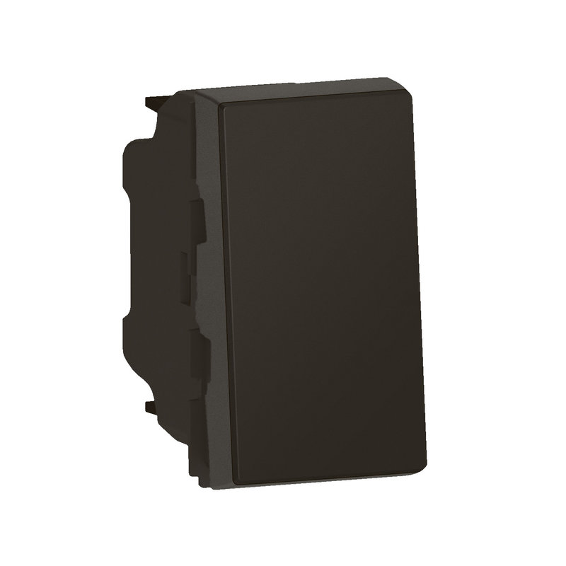 Legrand 099440 - Interrupteur ou va-et-vient Mosaic Easy-Led 10A 1 module - noir mat