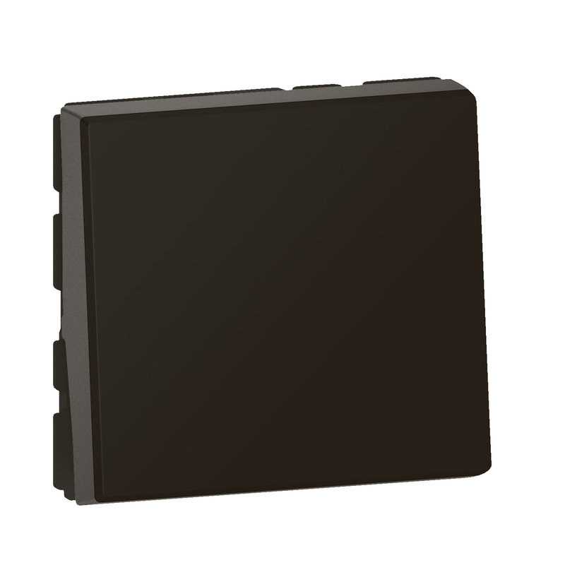 Legrand 099441 - Interrupteur ou va-et-vient Mosaic Easy-Led 10A 2 modules - noir mat