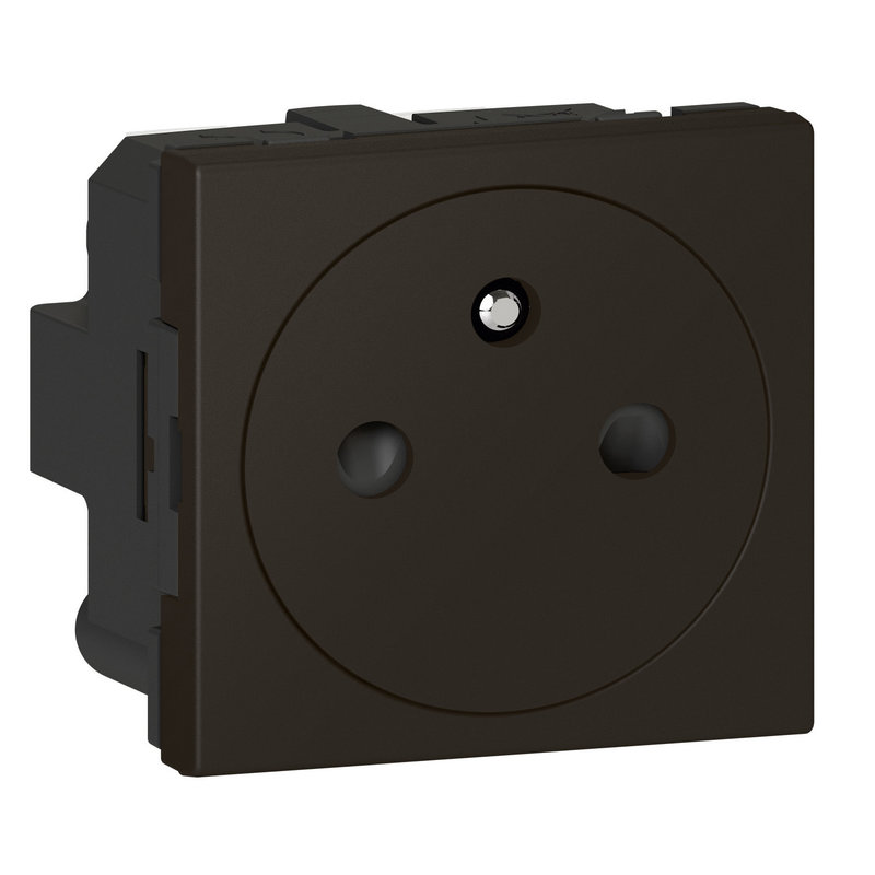 Legrand 099444 - Prise de courant Surface Mosaic 2 modules - noir mat