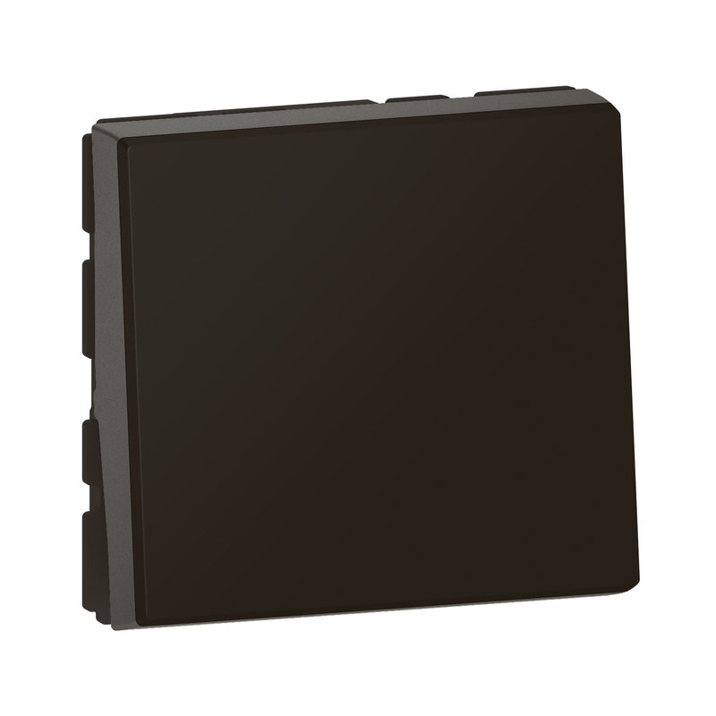 Legrand 099445 - Interrupteur ou va-et-vient lumineux voyant Mosaic Easy-Led 10A 2 modules - noir