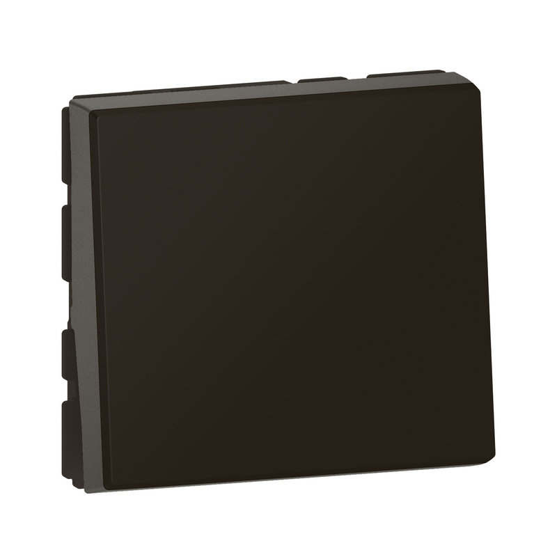 Legrand 099446 - Interrupteur ou va-et-vient témoin voyant Mosaic Easy-Led 10A 2 modules - noir