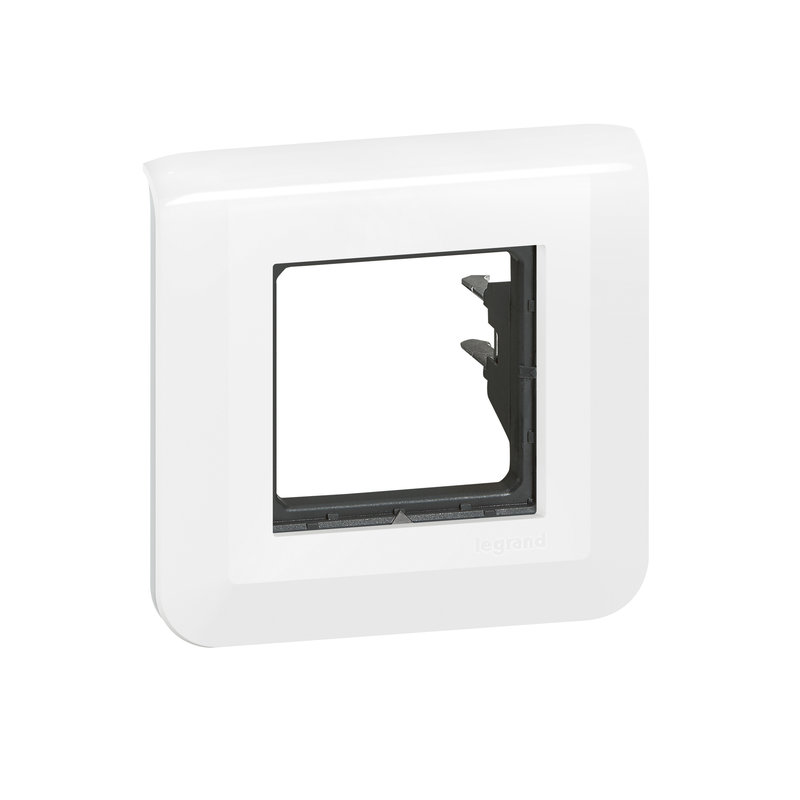 Legrand 099471 - Plaque Mosaic avec support à griffes pour 2 modules - blanc