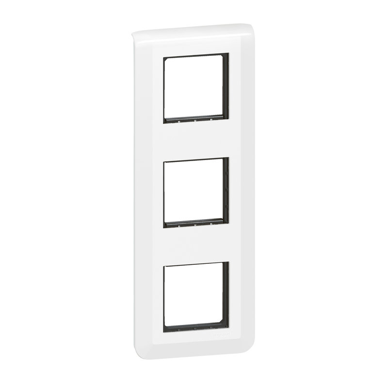 Legrand 099475 - Plaque Mosaic avec support pour 3 x 2 modules montage vertical - blanc