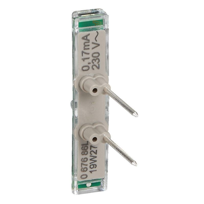 Legrand 099492 - Voyant lumineux Mosaic Easy-Led 230V avec repère gris