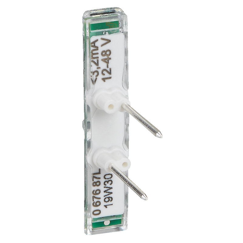 Legrand 099493 - Voyant lumineux Mosaic Easy-Led 12V 24V ou 48V pour carillon avec repère blanc