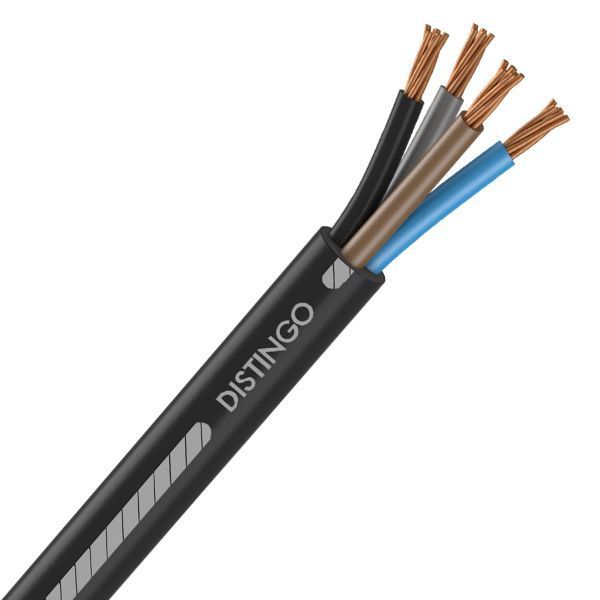 [CAB-1570/1] Câble Électrique U-1000 R2V 4X50 mm² Cuivre Rigide Noir - Prix au mètre