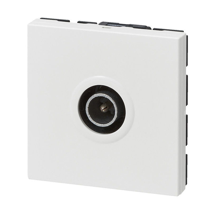 Legrand 099647 - Prise TV simple mâle Mosaic 2 modules - blanc