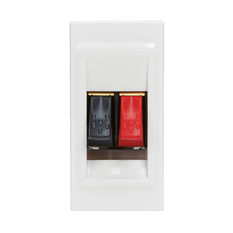Legrand 099682 - Prise haut-parleur Mosaic 1 module - blanc