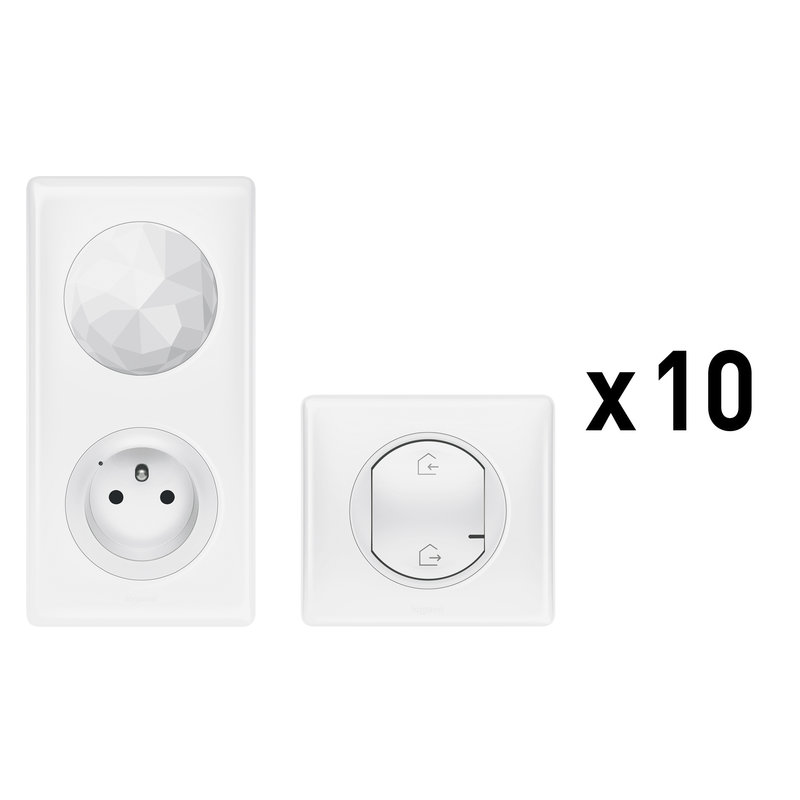 Legrand 100060 - Pack de démarrage Céliane with Netatmo pour une installation connectée - blanc
