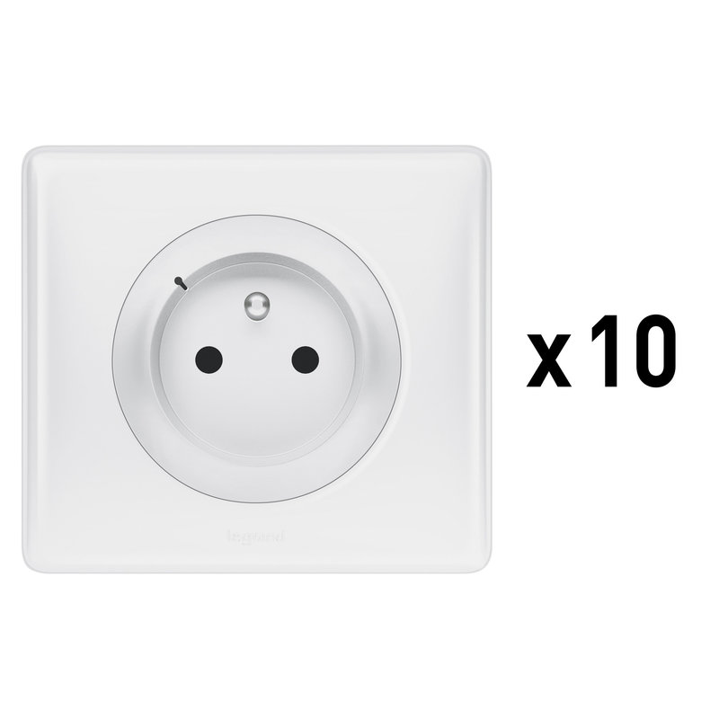 Legrand 100062 - Prise de courant connectée Céliane with Netatmo - blanc