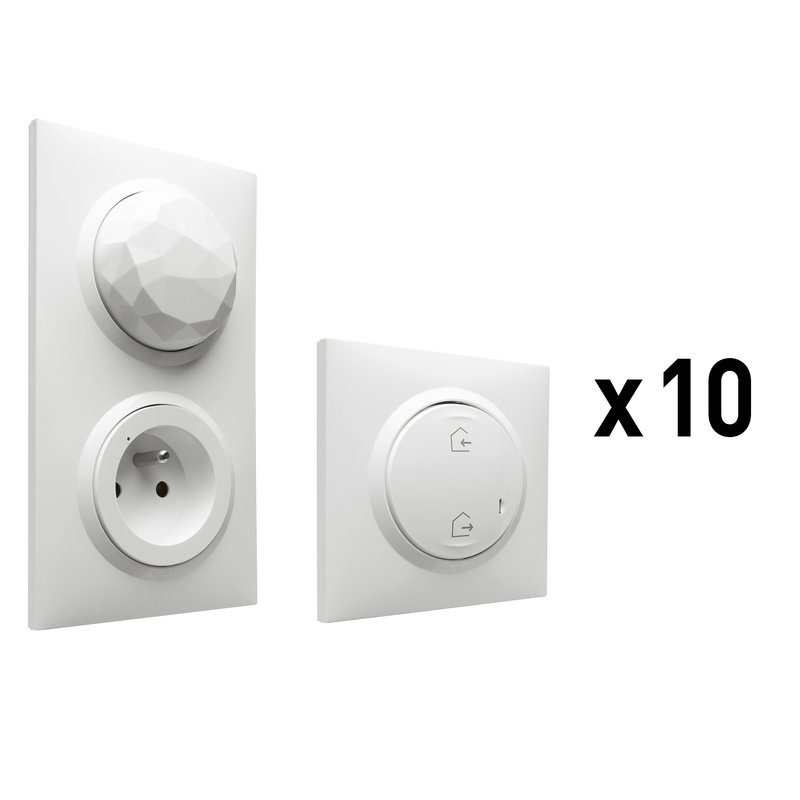 Legrand 100080 - Pack de démarrage dooxie with Netatmo pour une installation connectée - blanc