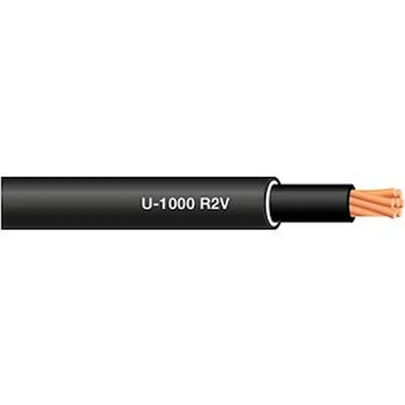 [CAB-1589/1] Câble Électrique U-1000 R2V 1X240 mm² Cuivre Rigide Noir - Prix au mètre