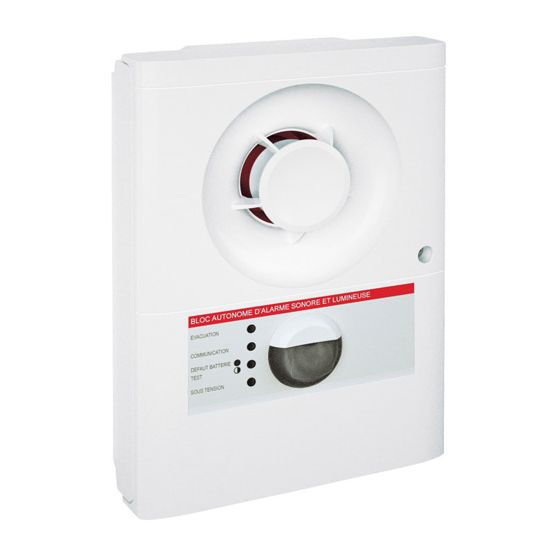 Legrand 140541 - Bloc autonome d'alarme sonore manuel BAASL typeMa équipé d'un diffuseur lumineux