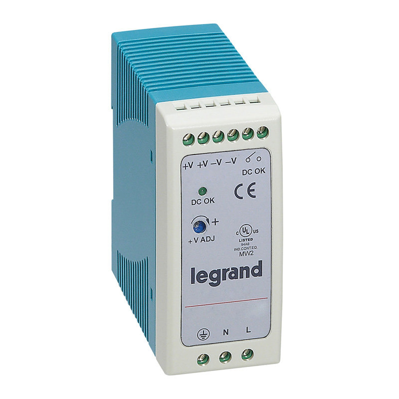Legrand 146601 - Alimentation stabilisée à découpage monophasée entrée 100-240V~/sortie 12V= 20W