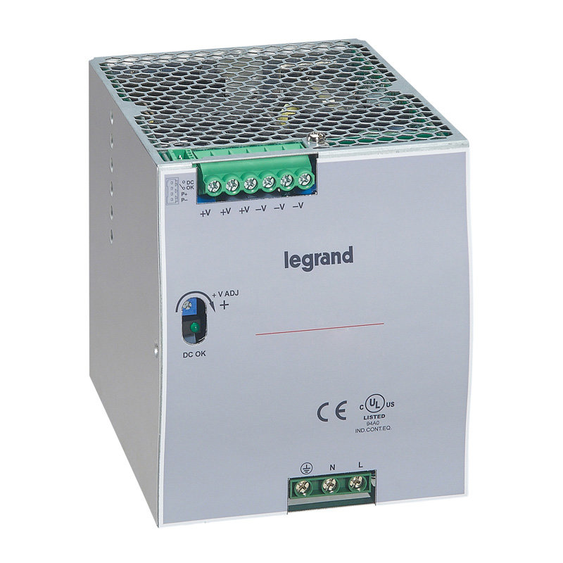 Legrand 146643 - Alimentation stabilisée à découpage monophasée 100-240V~/sortie 48V= - 240W