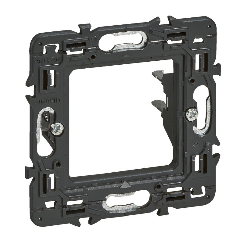 Legrand 200921 - Support pour fixation à griffes Mosaic et Céliane - 2 modules