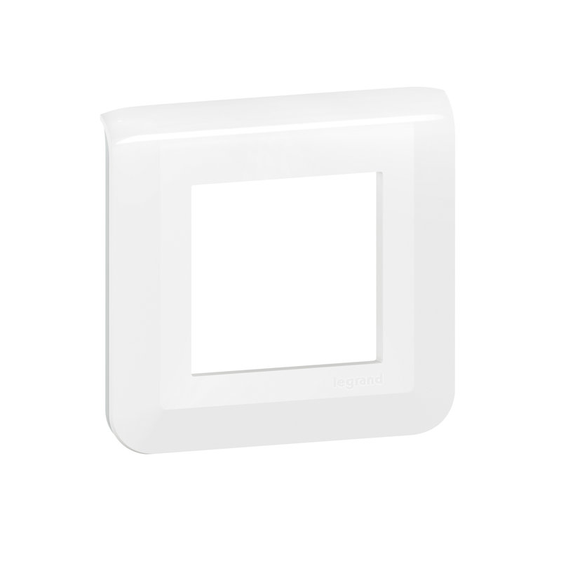 Legrand 200942 - Plaque Mosaic 2 modules blanc - emballage grand public