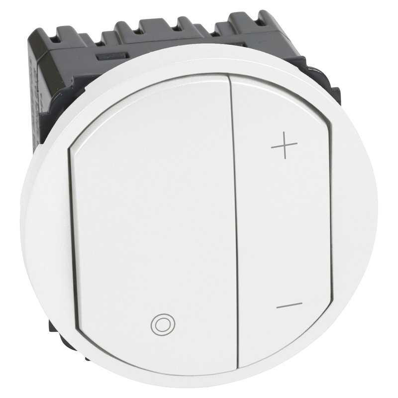 Legrand 200959 - Variateur Céliane 300W avec enjoliveur blanc