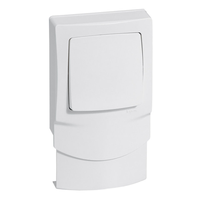 Legrand ALC2214WH - Va-et-vient cadre vertical 12,5mm composable Appareillage saillie - blanc