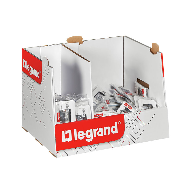 Legrand 300064 - Mini box Mosaic 75 supports + plaques 2 modules et 4 modules