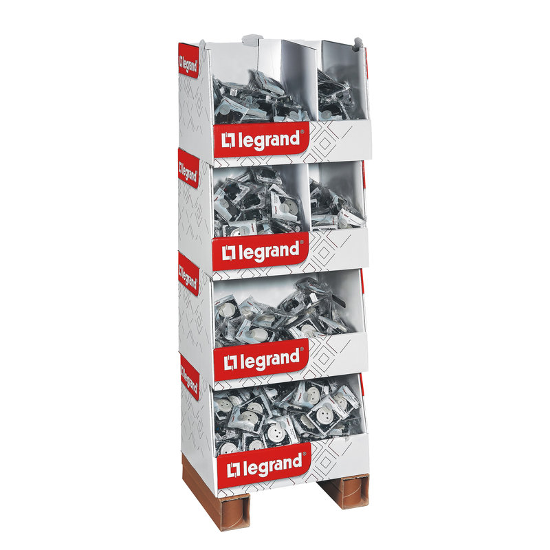 Legrand 300094 - Box Céliane 150 interrupteurs et 300 prises - blanc, titane et graphite