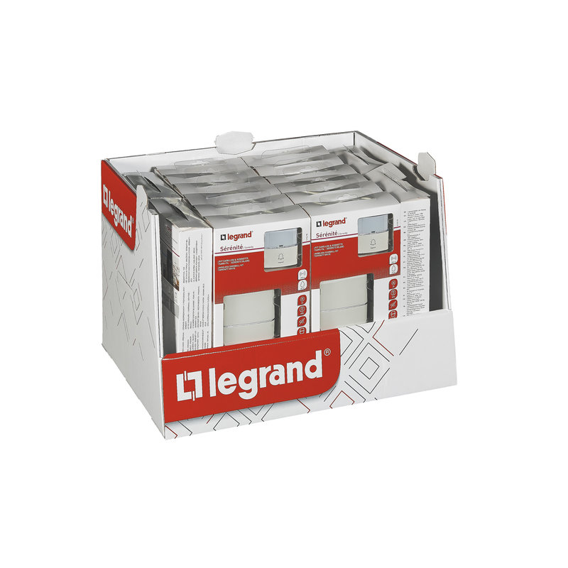 Legrand 300213 - Mini box -  carillon radio Sérénité - blanc