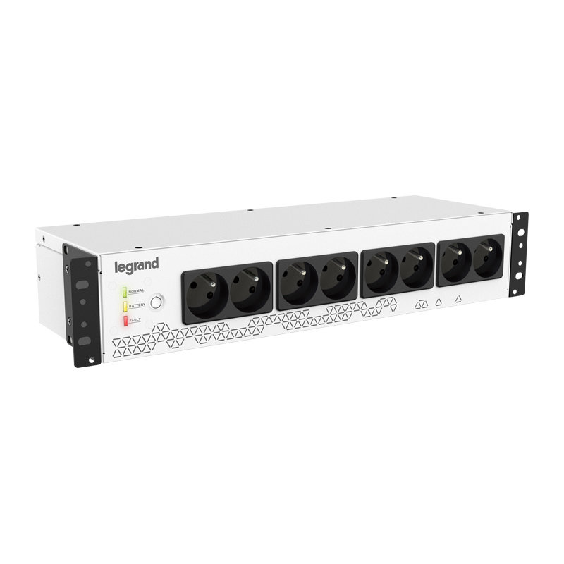 Legrand 310330 - Onduleur monophasé Keor PDU 8 prises 2P+T - 800VA 480W - autonomie 10 à 15 mn