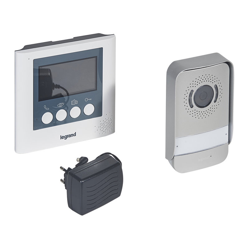 Legrand 369110 - Kit portier visiophone avec interphone et écran 4,3pouces