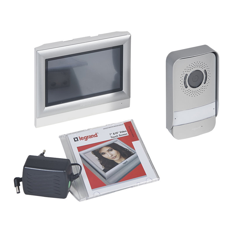 Legrand 369320 - Kit portier visiophone avec interphone et écran tactile 7pouces