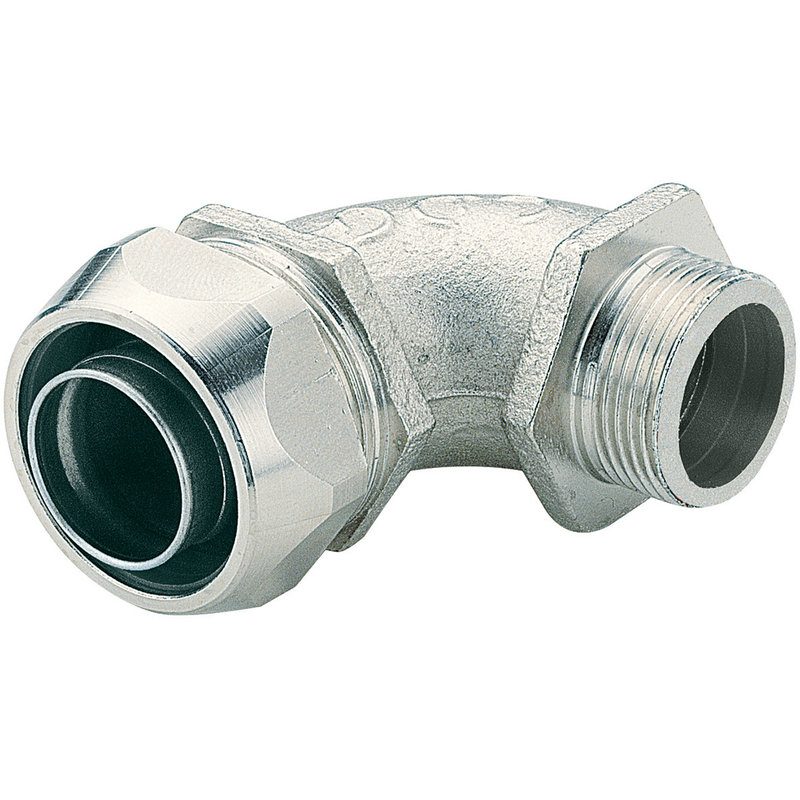 Legrand 382326 - Raccord mâle coudé 90° Métal 2000 PG13,5 pour conduit Ø15,5mm