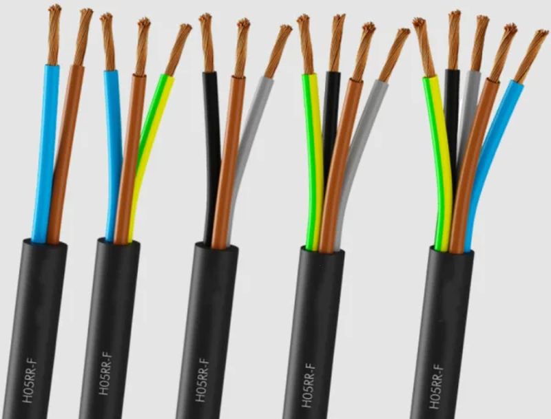 [CAB-2007/2] Câble Électrique H07Rn-F 2X1.5 mm² Souple Noir Cuivre - Couronne De 100M