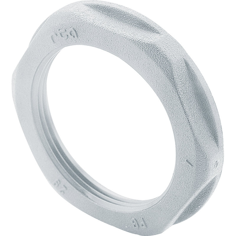 Legrand 386875 - Ecrou plastique PG16 pour presse étoupe plastique hexagonal à embase - gris