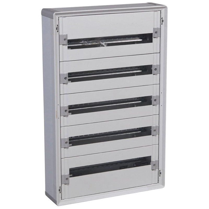 Legrand 401805 - Coffret distribution isolant XL³160 tout modulaire 5 rangées - 120 modules