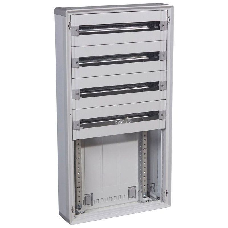 Legrand 401816 - Coffret distribution isolant XL³160 - tout modulaire espace dédié - 4 rangées