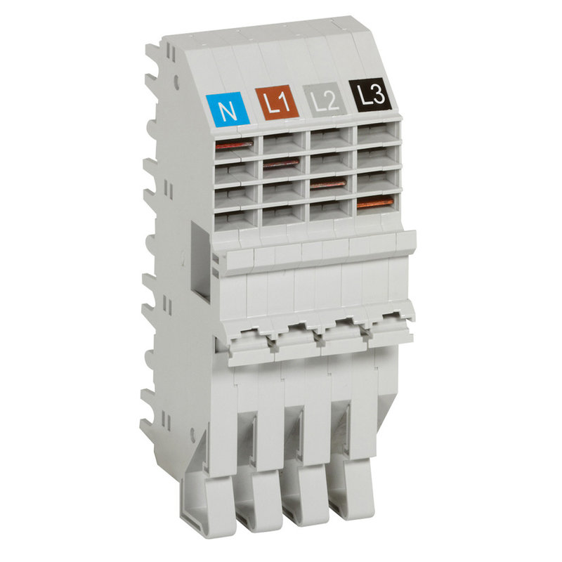 Legrand 404508 - Base support plug-in HX³ répartition horiz - armoire XL³ des DX³ 4P-1 mod/pôle