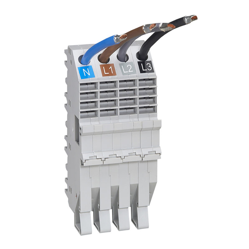 Legrand 404521 - Base support fils HX³ répartition horiz en armoire XL³ des DX³ 4P 1 mod par pôle