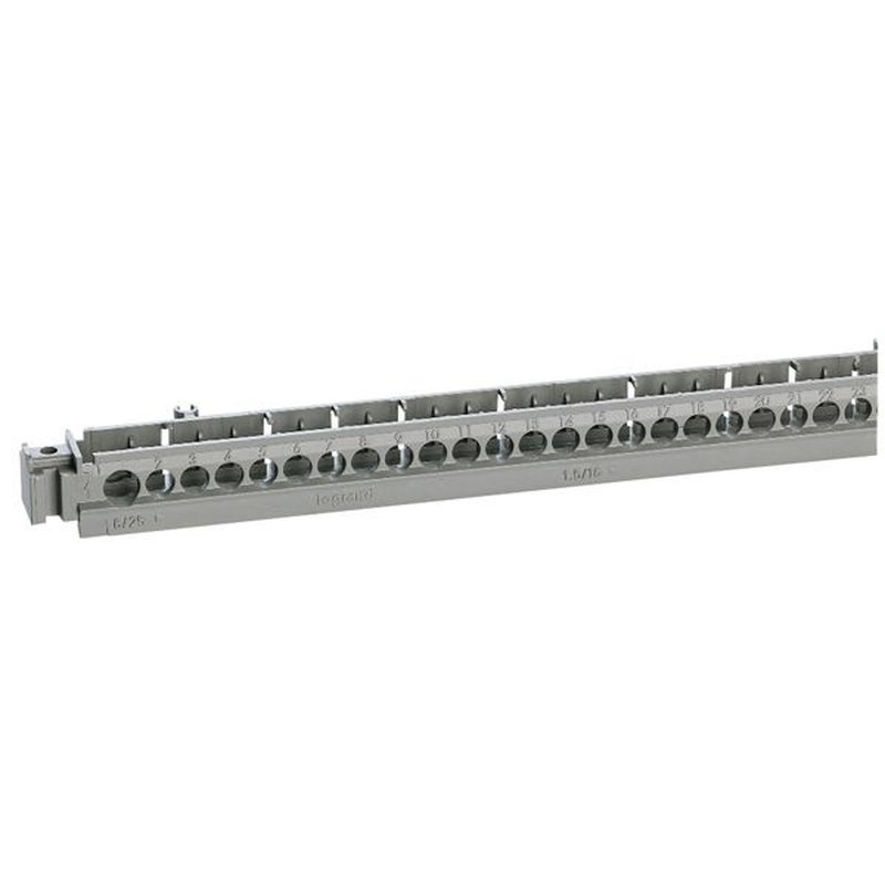 Legrand 404821 - Support vide borniers - coffret Plexo³ 18 mod et XL³125 - 50 trous - 385mm