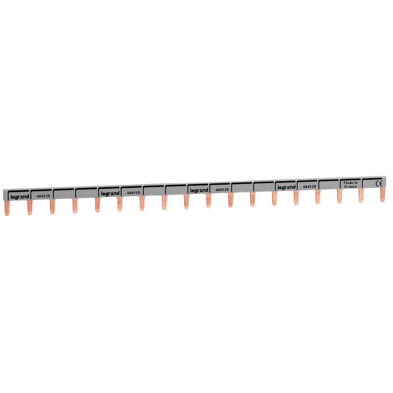 Legrand 404928 - Peigne d'alimentation universel Phase + Neutre HX³ 1P - longueur 18 modules