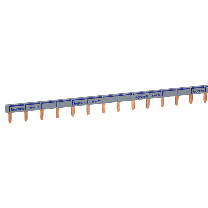 Legrand 404937 - Peigne d'alimentation universel Phase + Neutre HX³ - longueur 57 modules ou 1m