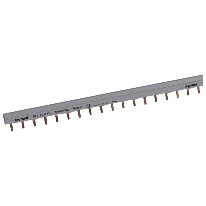 Legrand 404943 - Peigne d'alimentation HX³ - 3P - pour bornes à vis - L. au mètre - 19 modules