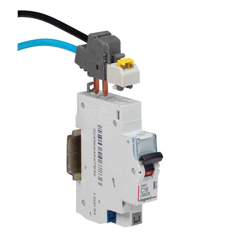 Legrand 405207 - Borne de raccordement pour disjoncteur 1P+N à connexion automatique 6mm² à 25mm²