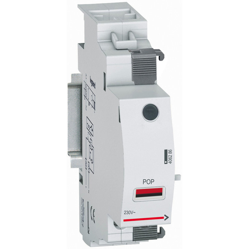 Legrand 406286 - Déclencheur à seuil de surtension POP DX³ - 275V~ - 1 module