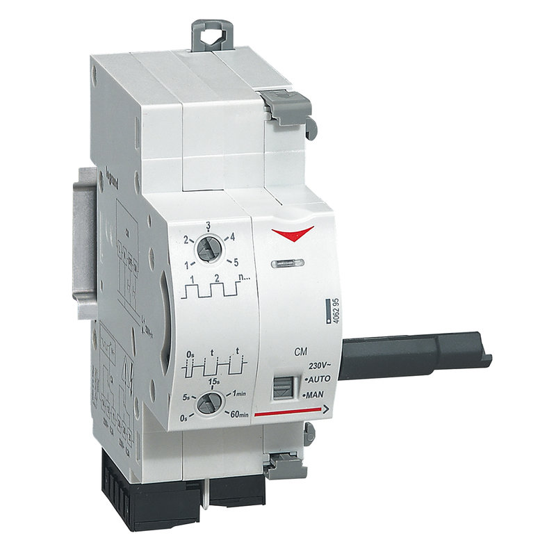 Legrand 406295 - Commande motorisée réenclenchement DX³ 1 module par pôle 230V~ - 2 modules